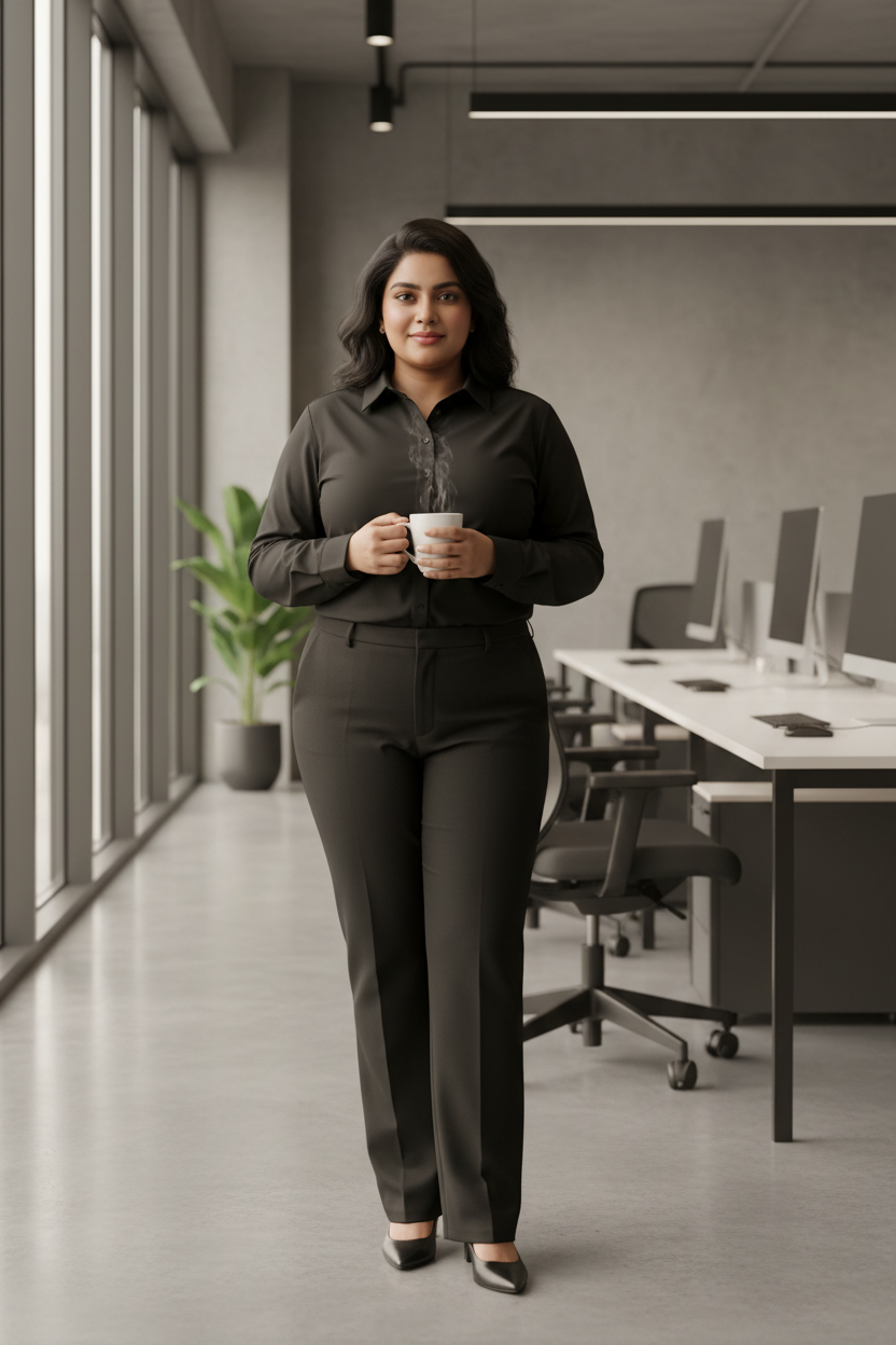 WOMENS FORMAL FULL SLEEVE SHIRT