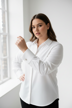 🔥 WOMENS FULL SLEEVE SHIRT WITH CUFFLINK 🔥