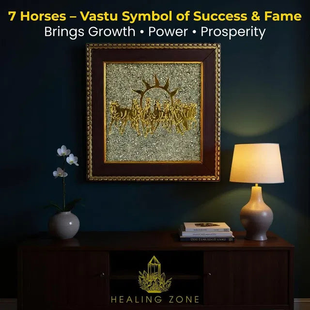 🔥 HEALING ZONE 7 Horses on Raw Pyrite Frame 🔥