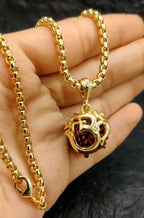 🔥 Om Rudraksha Pendant With Chain 🔥