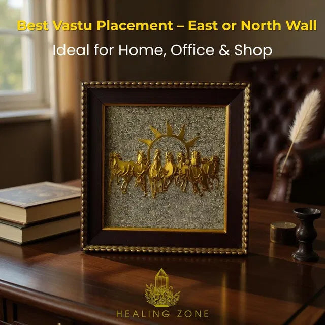 🔥 HEALING ZONE 7 Horses on Raw Pyrite Frame 🔥