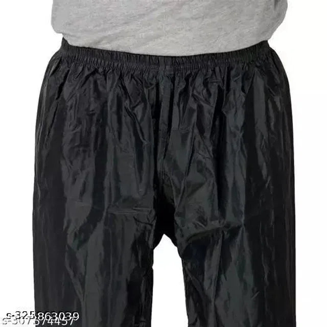 🔥 Polyester Rain Coat for Men (Black, Free Size) 🔥